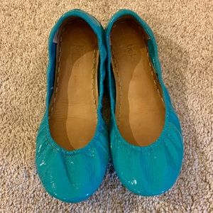 Tieks Blue Patent Size 11
